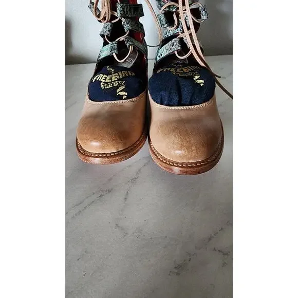 Freebird by Steven Green and Tan Lace Up Boots - Picture 5 of 12